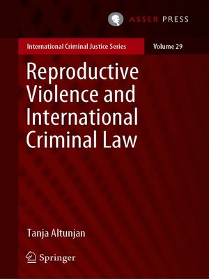 cover image of Reproductive Violence and International Criminal Law
